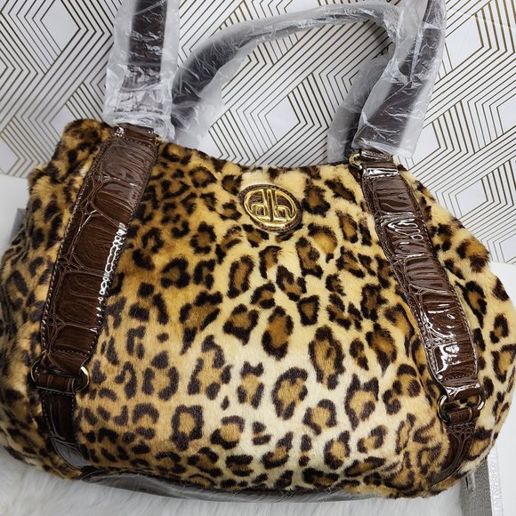 DENNIS BASSO FAUX FUR HANDBAG - Picture 3 of 8